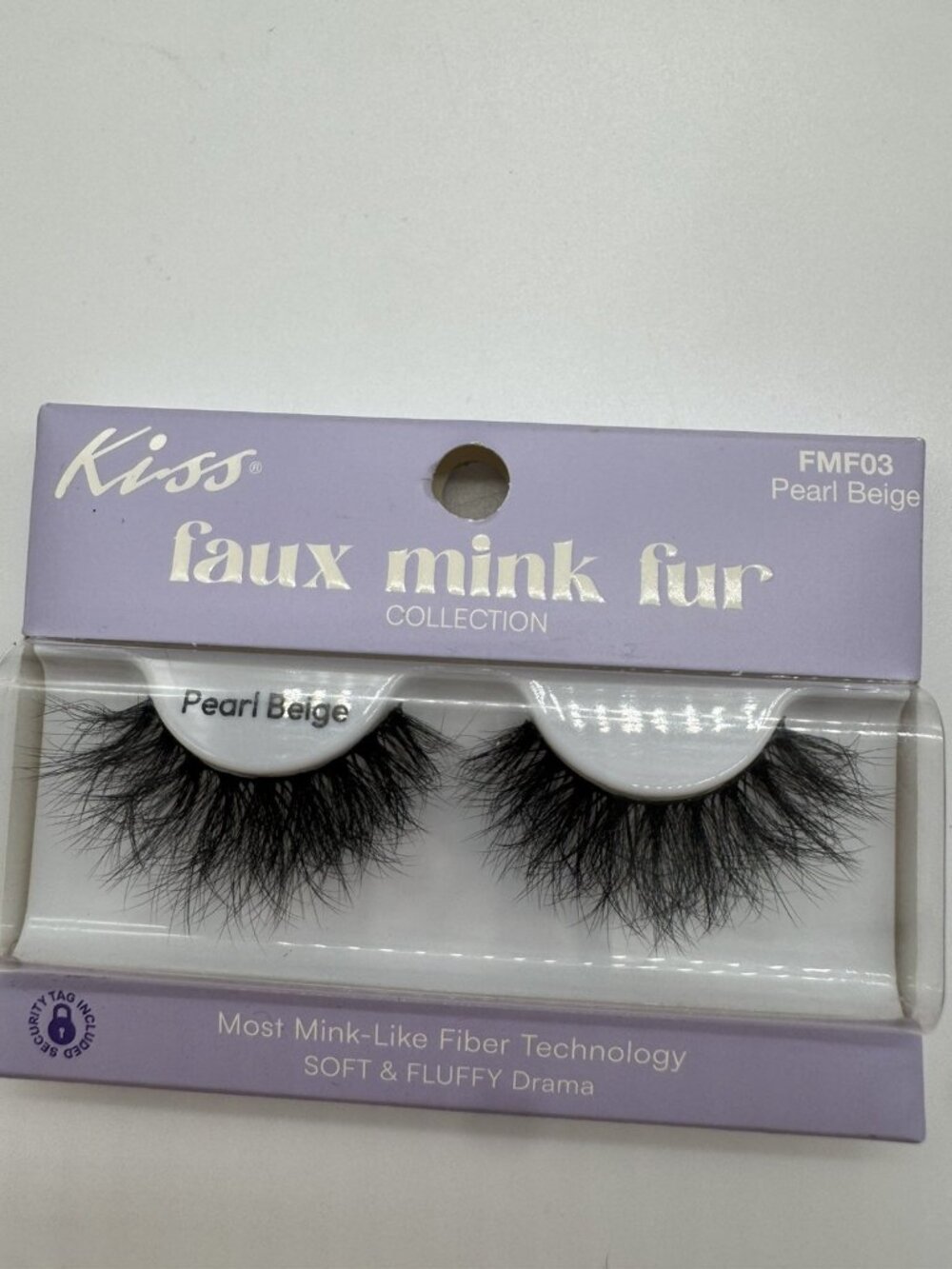 Kiss Faux Mink Fur Lashes Pearl Beige FMF03 Event Costume Cosplay Dramatic New